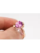 Original Vintage 14K Rose Gold Amethyst Ring Vintage vrc206r
